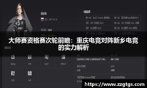 大师赛资格赛次轮前瞻：重庆电竞对阵新乡电竞的实力解析